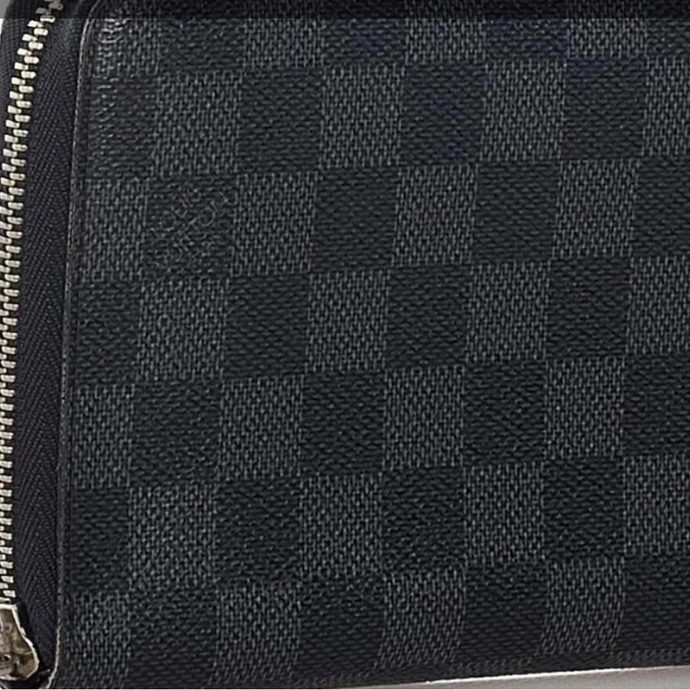 Louis Vuitton Damier Graphit Vertical Zipper Wallet Grey&Black (100% real) - Picture 6 of 13